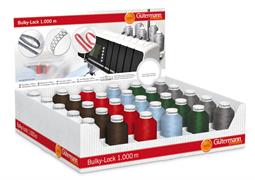 Display unit, Bulky-Lock 80, 30 Miniking Basic Colours